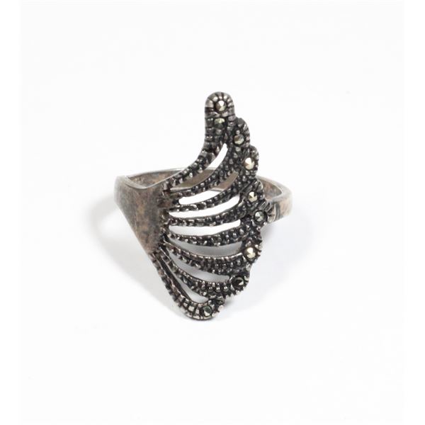 3.53 G SILVER VG .925 WING RING