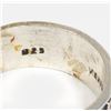 Image 2 : 6.65 G SILVER .925 MANS BLACK RING W/DESIGN