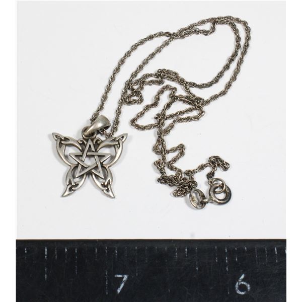 3.03 G VINTAGE S SILVER BUTTERFLY CHAIN