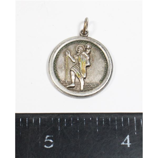 6.46 G SILVER MAN CARRYING CHILD PENDANT