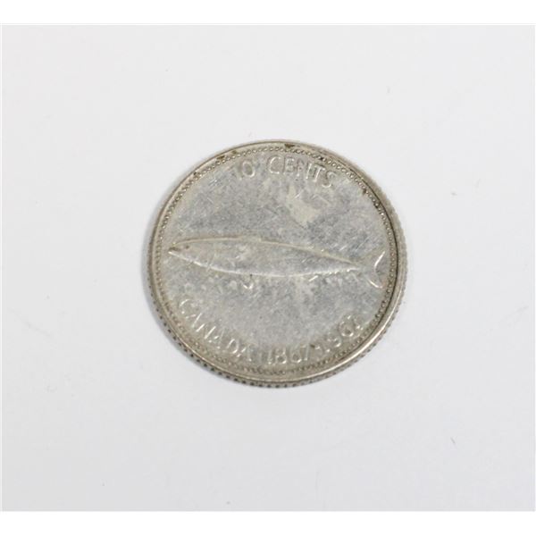 2.37 G CANADA 1867-1967 1O CENT COIN