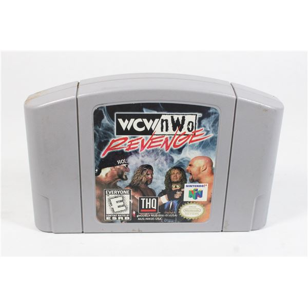 N64 NINTENDO 64 WCW NWO REVENGE TESTED VERY GOOD