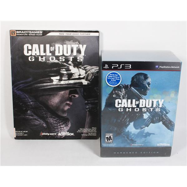 CALL OF DUTY GHOSTS HARDENED EDITION PS3 W/GUIDE