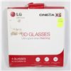 Image 1 : BRAND NEW LG CINEMA 3D 4 PACK GLASSES