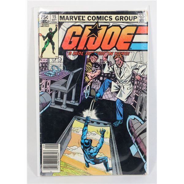 1983 GI JOE #15 NEWSSTAND F COND