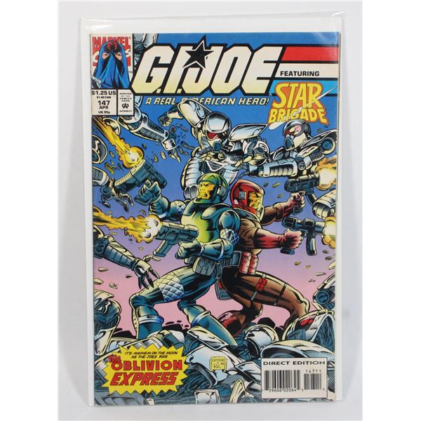 1994 #147 GI JOE FT STAR BRIGADE MARVEL COMIC EX