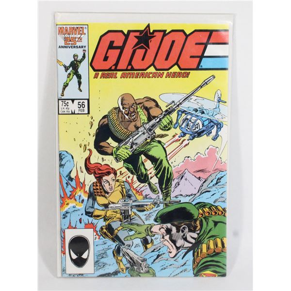 1987 GI JOE #56  VERY EXCELLENT COND MARVEL