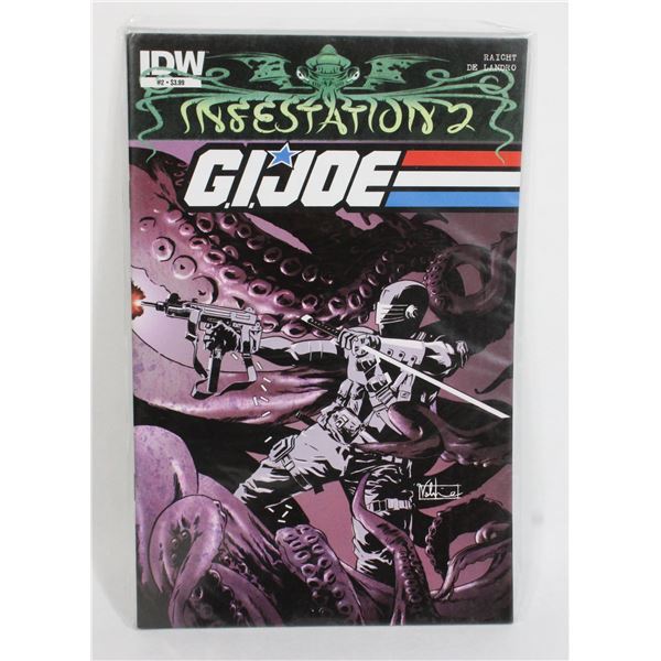 2012 IDW GI JOE INFESTATION 2 COMIC NM DE LANDRO