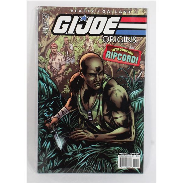 2010 IDW #13 GI JOE ORIGINS RIPCORD PART 1 COMIC