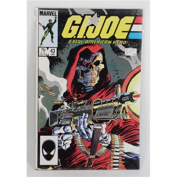 1987 #43 GI JOE REAL AMERICAN HERO MARVEL COMIC