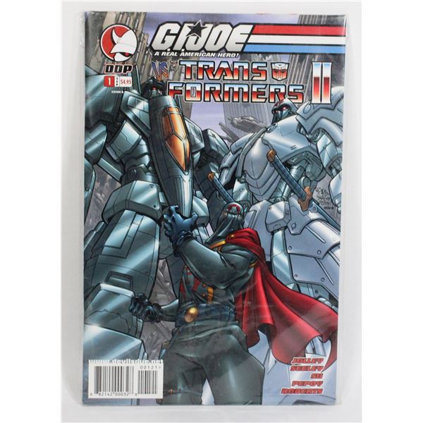 2004 DDP #1B GI JOE VS TRANSFORMERS 2 NEWSSTAND