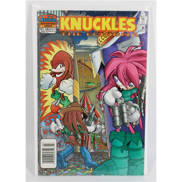 #14 SONIC THE ECHIDNA COMIC BOOK GOOD VF COND