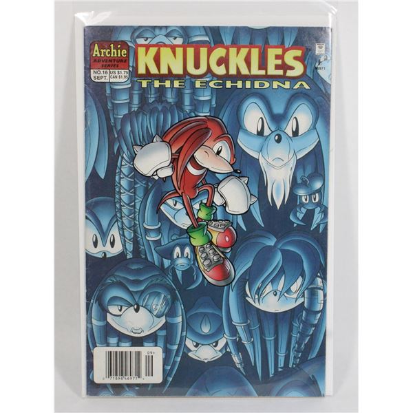 #16 KNUCKLES THE ECHIDNA VF COND NEWSSTAND