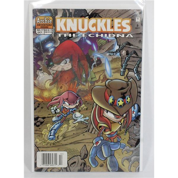 #17 KNUCKLES THE ECHINADA F CONDITION NEWS STAND