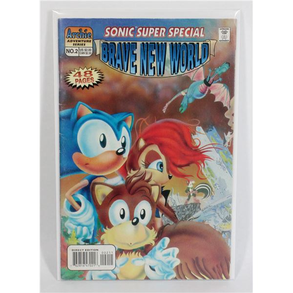 #2 SONIC SUPER SPECIAL BRAVE NEW WORLD COMIC