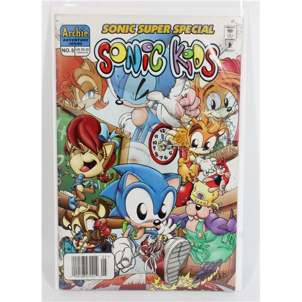 #5 SONIC SUPER SPECIAL  SONIC KIDS F NEWS STAND