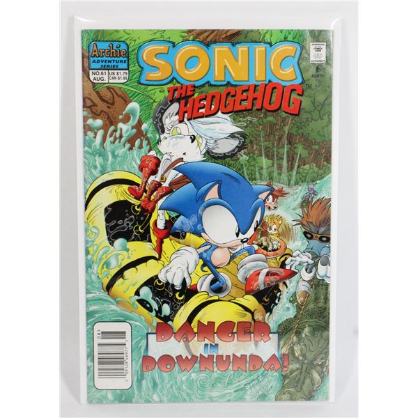 #61 SONIC THE HEDGEHOG COMIC F COND NEWSSTAND