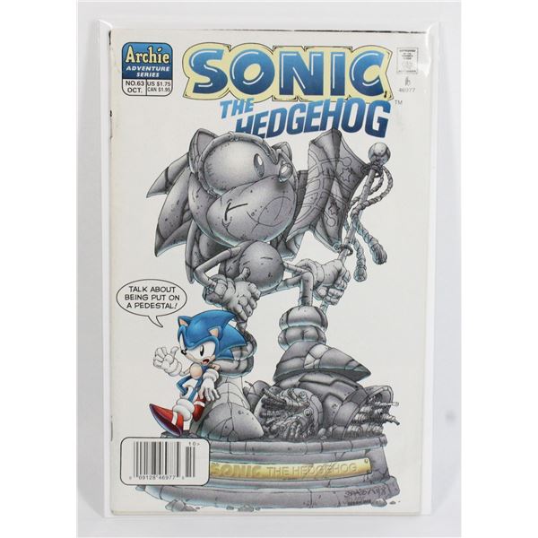 #63 SONIC THE HEDGEHOG F COND NEWSSTAND COMIC