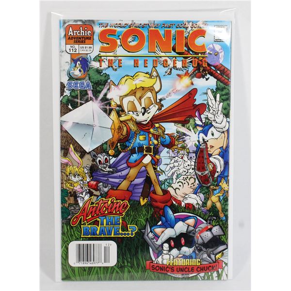 #112 SONIC THE HEDGEHOG VG COND COMIC NEWSSTAND