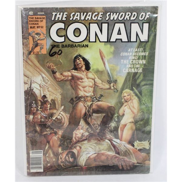 #52 1980 SAVAGE SWORD OF CONAN COMIC