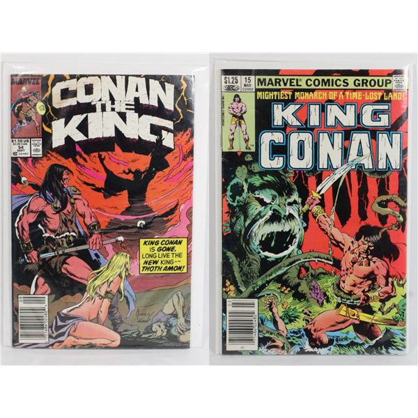 #15 #54 1983 89 KING CONAN COMICS NEWSSTAND