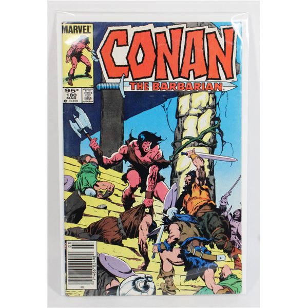 #180 1986 CONAN BARBARIAN COMIC NEWSSTAND  VF