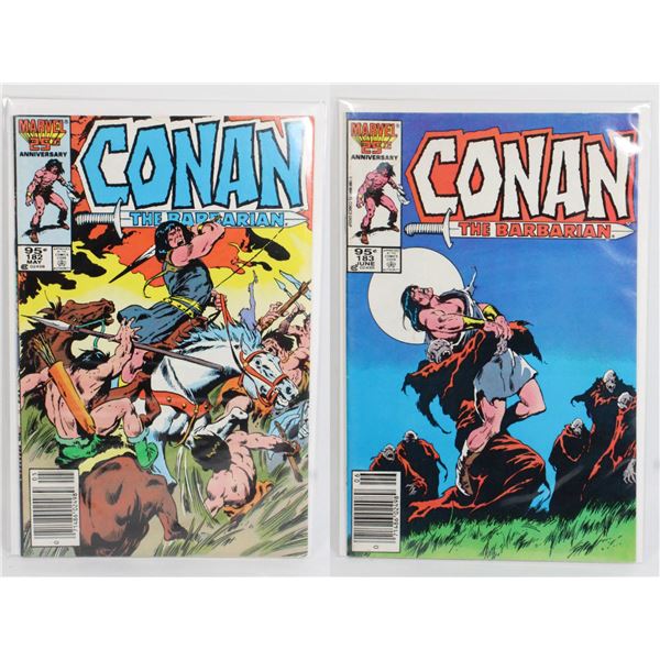 #182 #183 CONAN BARBARIAN 1986 COMICS VF COND