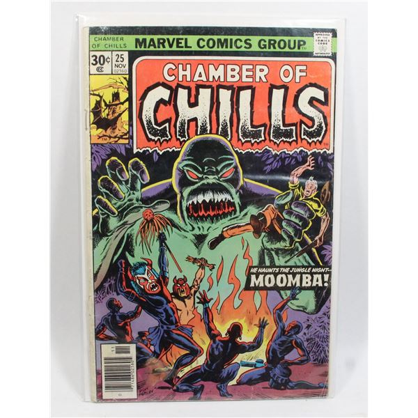 1976 #25 MARVEL CHAMBER OF CHILLS F COMIC