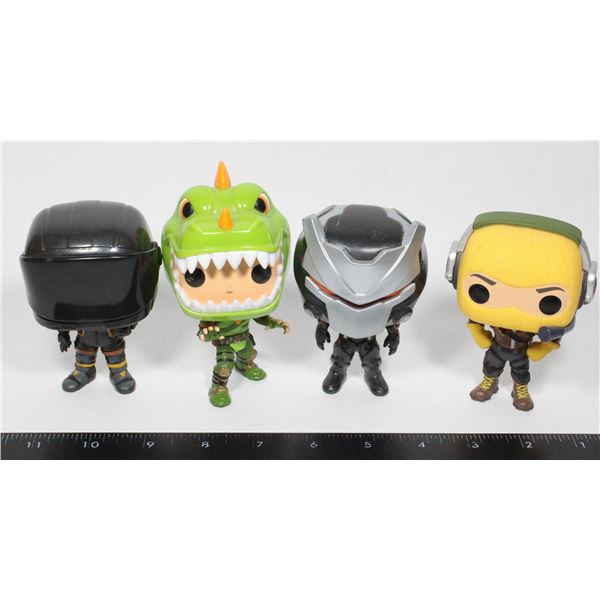 FORNITE BUNDLE OF 4 FUNKO POPS