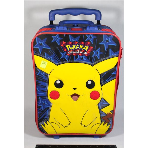 POKEMON PIKACHU LUGGAGE CHILD SIZED