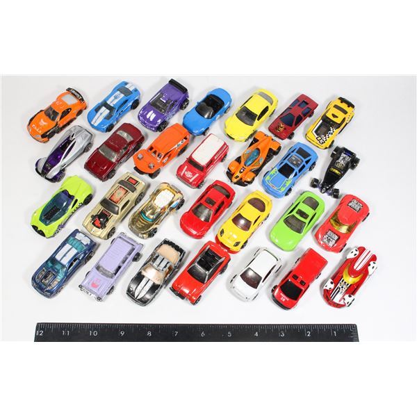 ASSORTED DIECAST CARS (28)