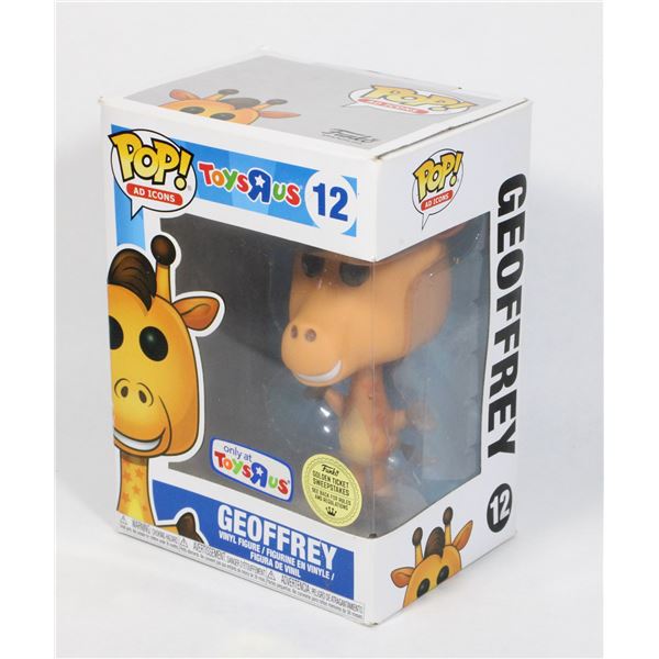 TOY R US FUNKO 12 GEOFFREY GOLDEN TICKET