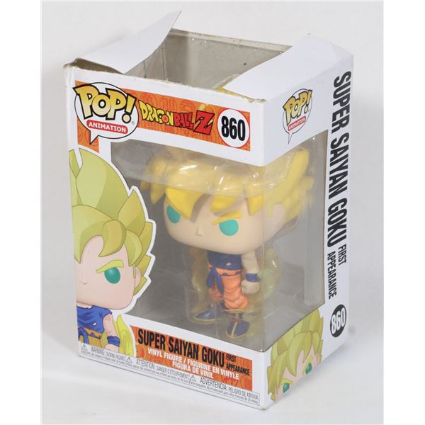 FUNKO #860 DRAGON BALL Z  SUPER SAYAN GOKU 1ST APP