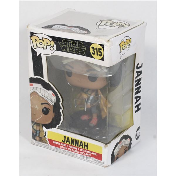 FUNKO POP #315 STAR WARS JHANNAH  BOBBLE HEAD