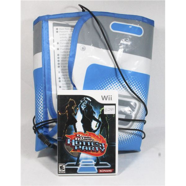 NINTENDO WII DDR DANCE REVOLUTION MAT+GAME TESTED
