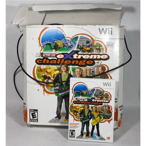 NINTENDO WII ACTIVE LIFE EXTREME CHALLENGE GAME+MAT