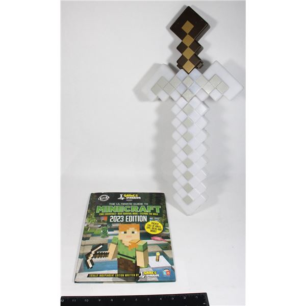 LIGHT UP MINECRAFT SWORD AND BOOK