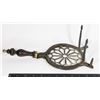 Image 1 : ANTIQUE SOLID BRASS WITH WOOD HANDLE TEAPOT HOLDER