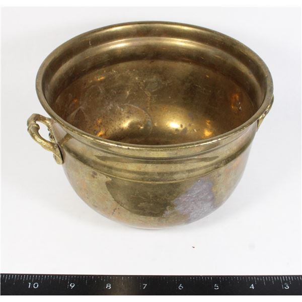 BRASS VINTAGE BOWL/PLANTER