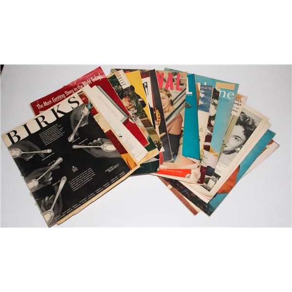 FLAT OF 1950S 60S HOME JOURNAL CHATELAINE MORE
