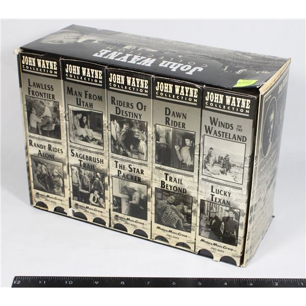 JWC-8000 10 VHS JOHN WAYNE COLLECTION AWESOME SET
