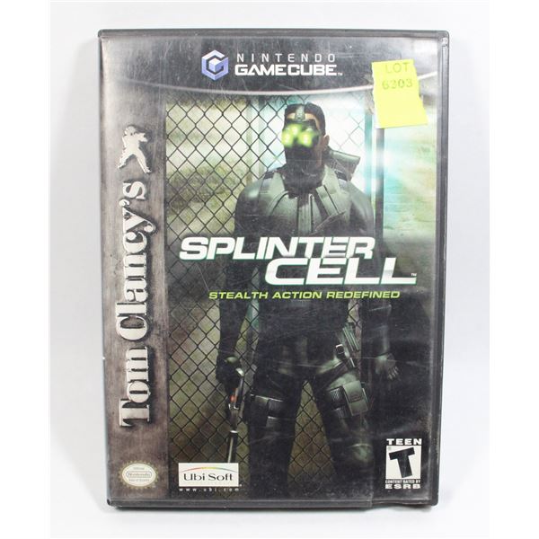 GAMECUBE SPLINTER CELL STEALTH ACTION REDEFINED