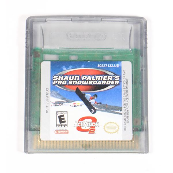 GAMEBOY COLOR SHAUN PALMERS PRO SNOWBOARDERS