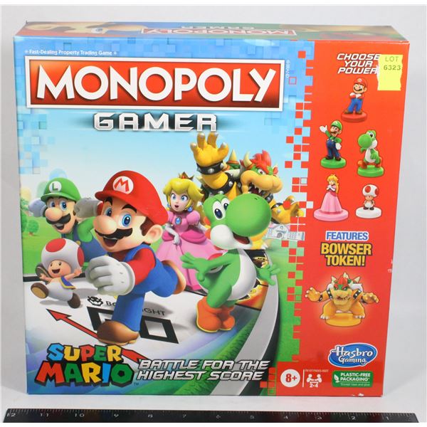 MARIO MONOPOLY FT BOWSER TOKEN LIKE NEW