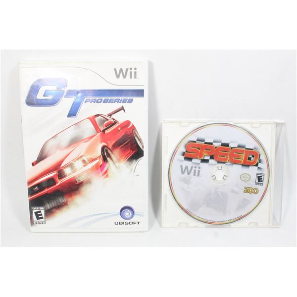 NINTENDO WII GT PRO SERIES+SPEED RACING GAMES