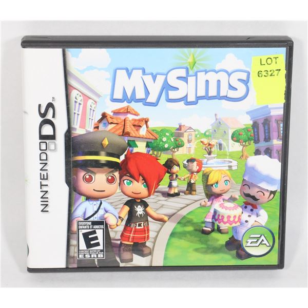 NINTENDO DS MY SIMS COMPLETE  TESTED VG