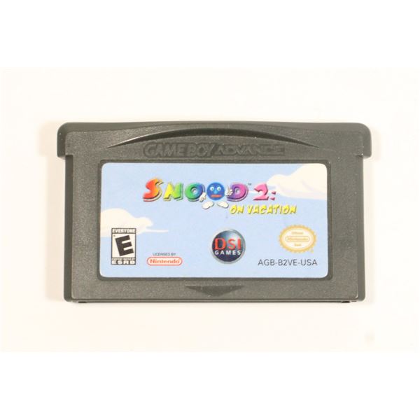 GAME BOY  ADVANCE SNOOD 2 ON VACATION