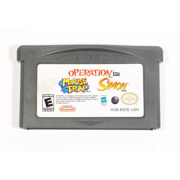 GAME BOY ADVANCED OPERRATION MOUSE TRAP