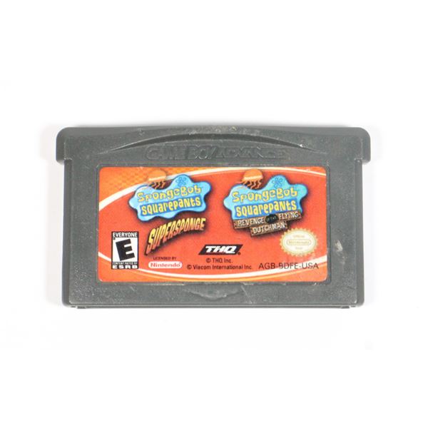 GAME BOY ADVANCE  SPONGEBOB SUPERSPONGE
