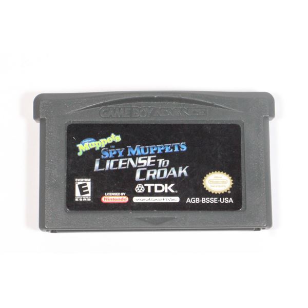 GAME BOY ADVANCE MUPPETS LICENSE TO CRACK